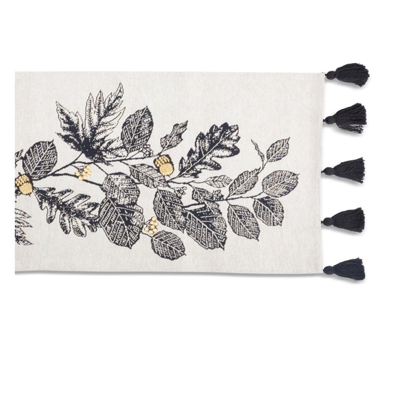 Thyme & Table fall 8-Piece Set, 4 Napkins & 4 Round Placemats & 72" Table Runner - Picture 3 of 6